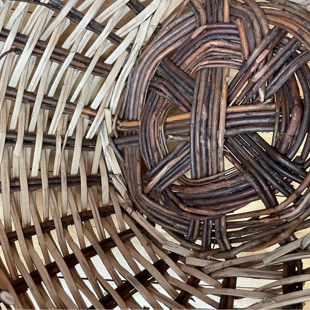 Handwoven basket.